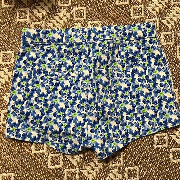Abercrombie & Fitch women’s shorts size 00 w24 Blue floral Print - Picture 2 of 8